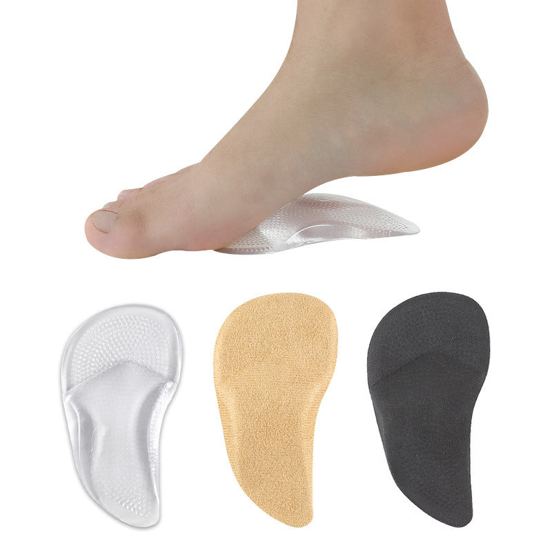 Transparent Soft Arch Support Correction Pied plat Pes Cavus Semelle Orthopédique