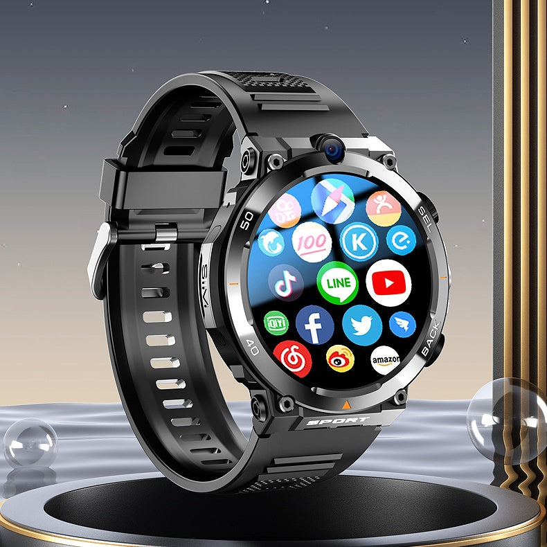 H10 écran rond Smart Watch Nfc contrôle d'accès Photo Playstore lampe de poche
