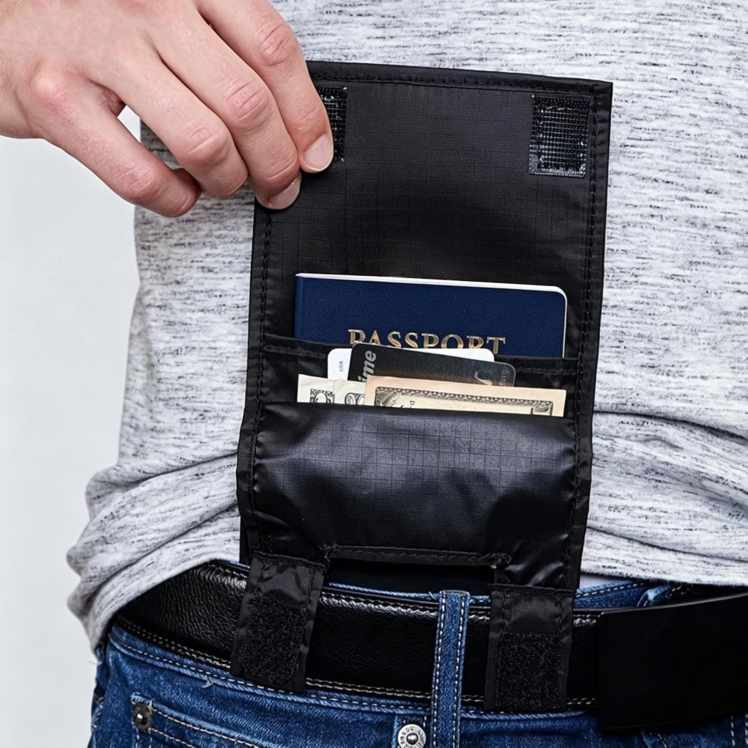Mini portefeuille de ceinture de taille pratique