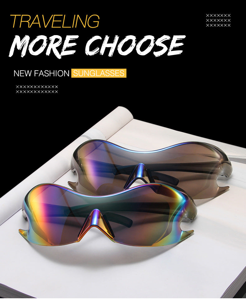 Technologie Sens Futur Style Y2g Lunettes de soleil Rimless Homme et femme