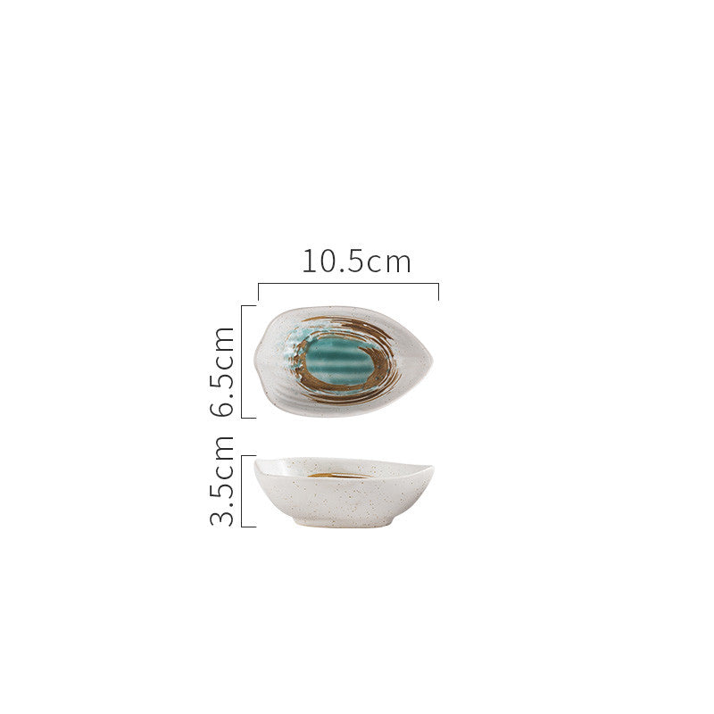 Irrégulier Creative Small Saucer en céramique