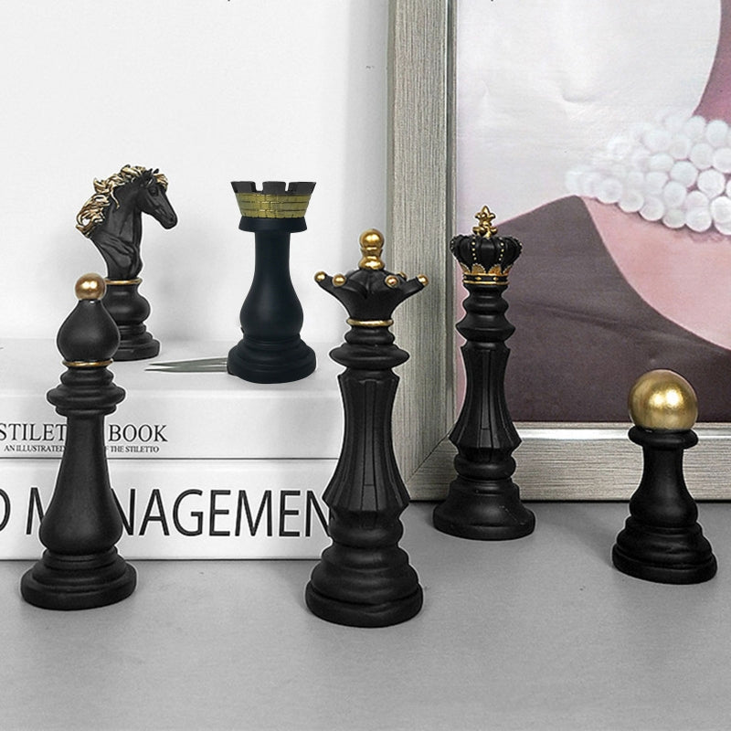 Ornements de résine d'échecs créatifs