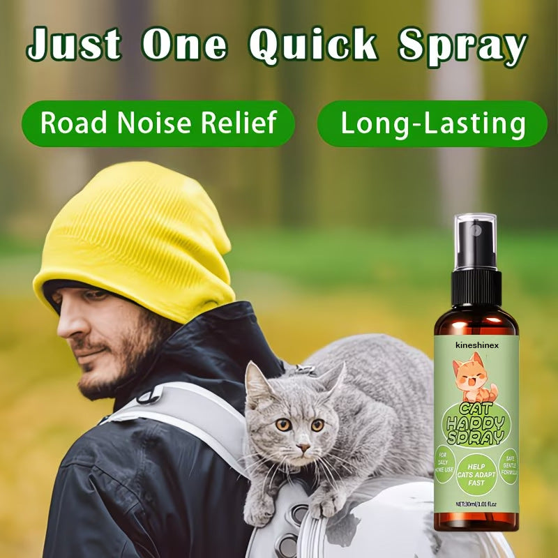 Le spray apaisant animal aide les animaux à s'adapter rapidement aux environnements bruyants