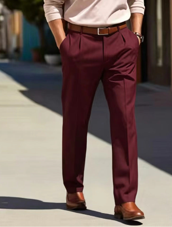 Pantalons sur mesure pour hommes à coupe molle