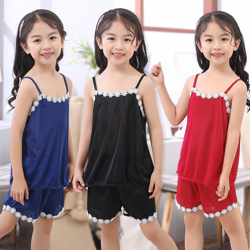 Produit mignon enfant Sling Pajamas Girl