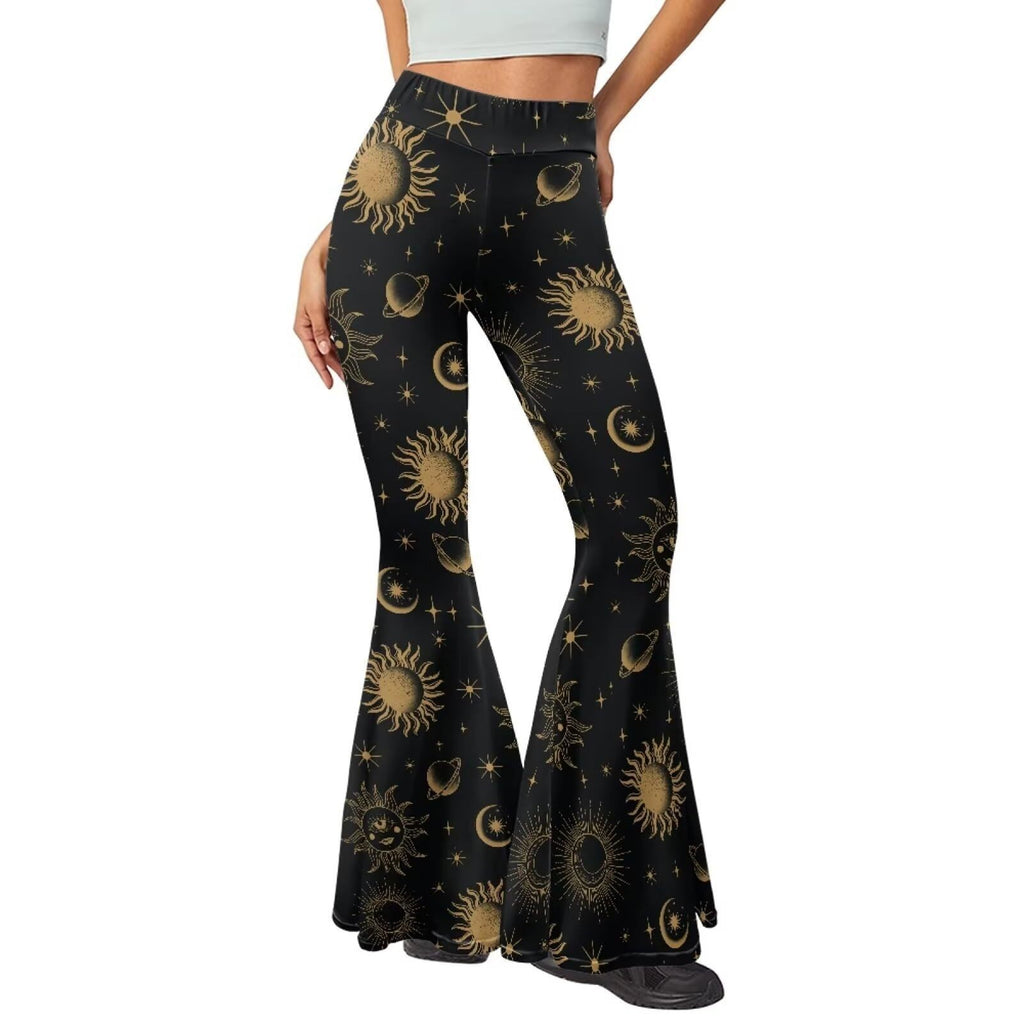Leopard-print Hip-lifting Tight Leggings Pantalons à jambe droite