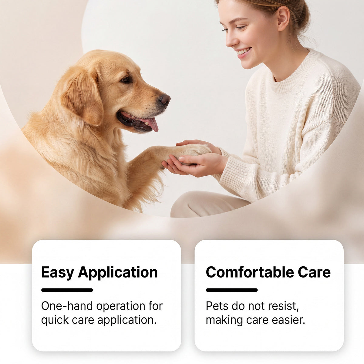 Eeljoy Pet Paw et soin du nez Roll-on liquide hydratant et soin rafraîchissant pour les chiens et