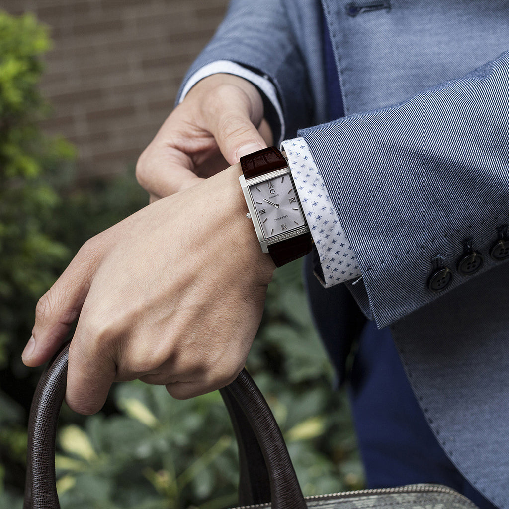 Calendrier des mouvements d'affaires simples Quartz Watch