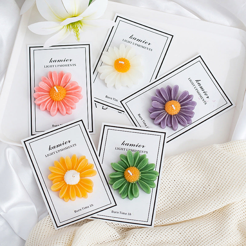 Petite bougie parfumée Chrysanthemum Niche haut de gamme longue durée Fragrance chambre anniversaire