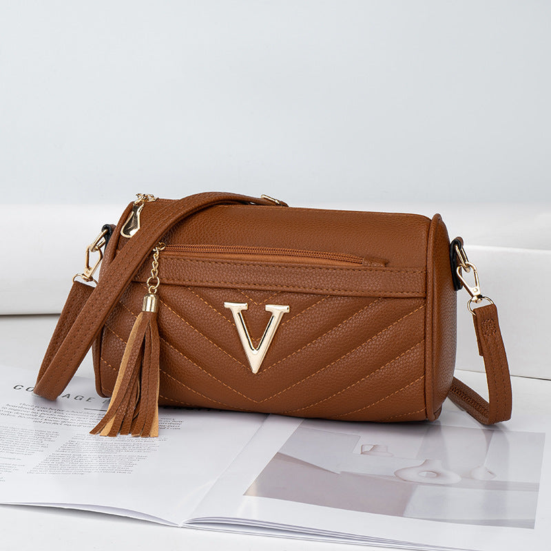 Sac à épaule rouge élégant et polyvalent