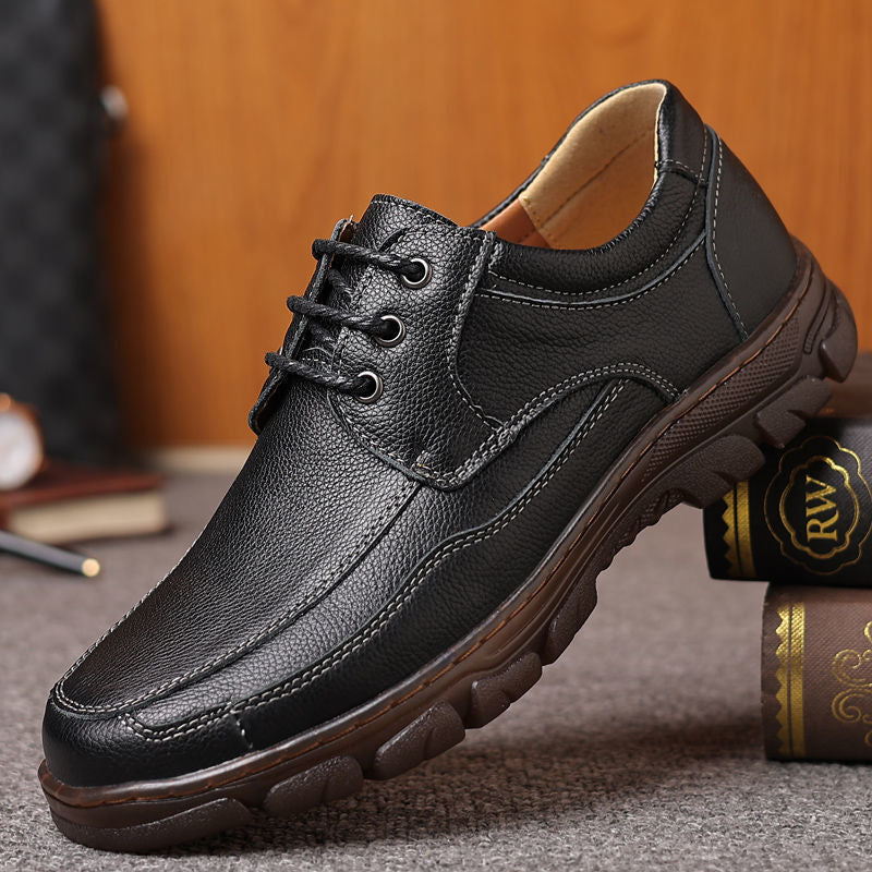 Chaussures en cuir homme avec une semelle Tendon