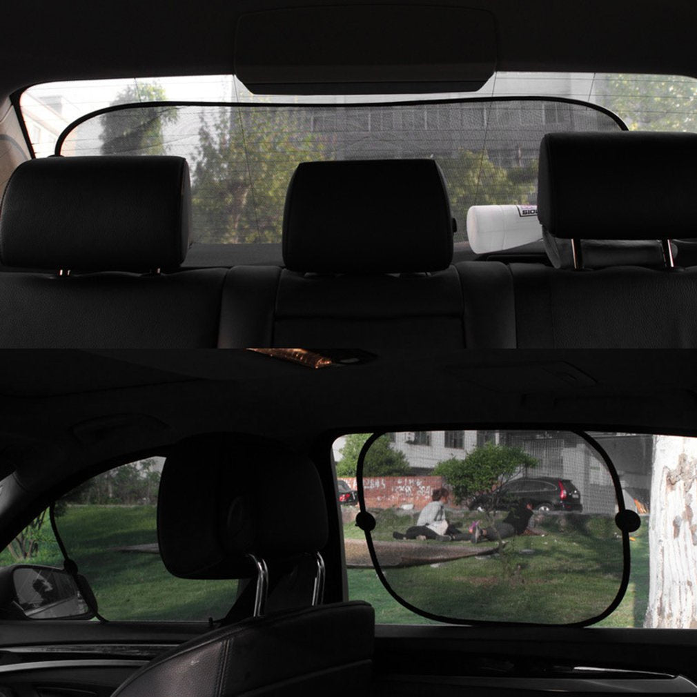 Fenêtre latérale Sunshade Sock Screen Shade Pack de 5 blocs Rayons de soleil pour garder l'intérieur de la voiture Cool