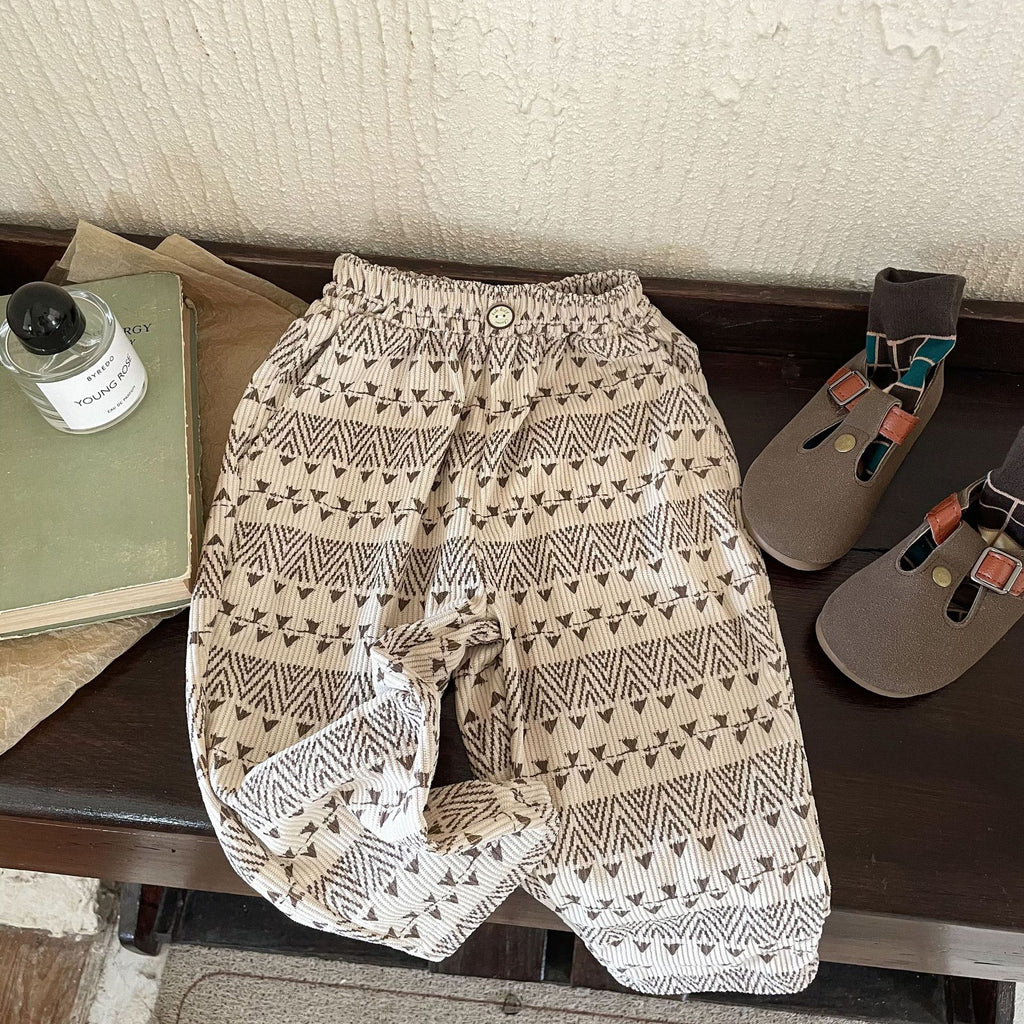 Garçons et filles Pantalon Corduroy Style coréen