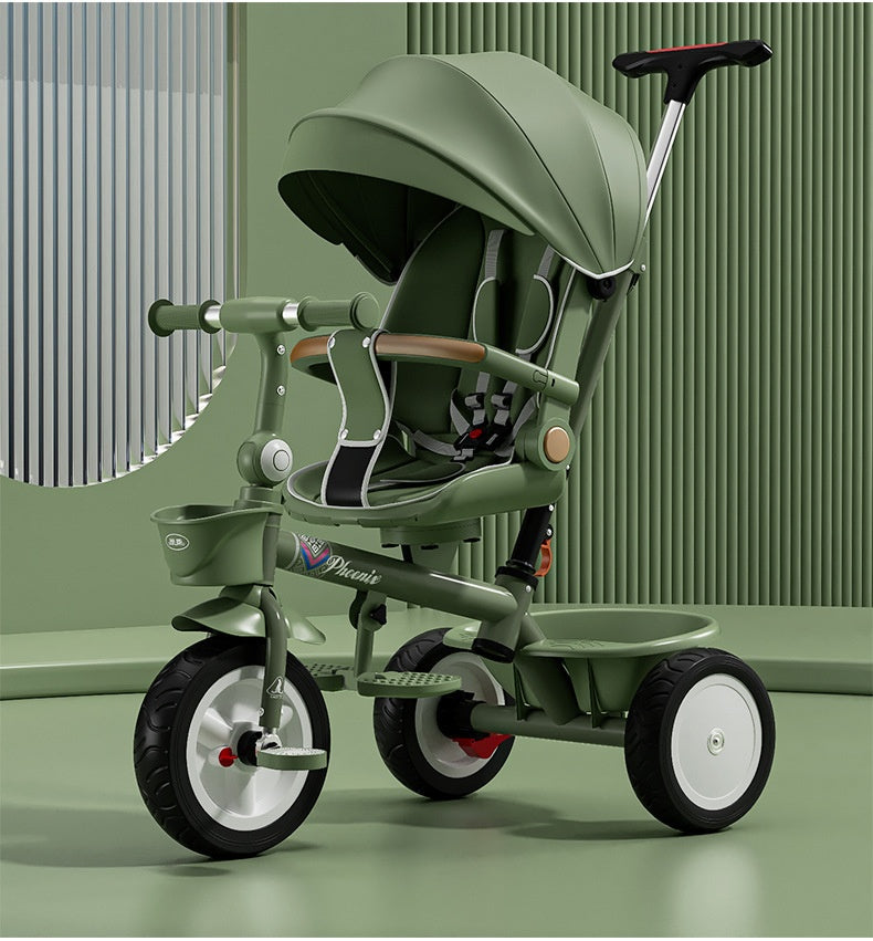 Tricycle Pedal Bébé Voiture Enfants Jouet léger Trolley