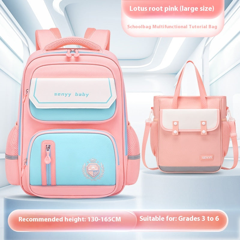 Sac à dos protecteur de la tige pour enfants avec hydrofuge Grande capacité Oxford Cloth Schoo
