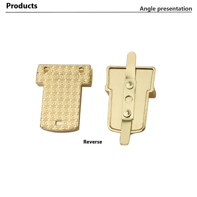 Light Gold Silver Gun Black Lock Box and Bag Hardware Accessoires Mortise Lock