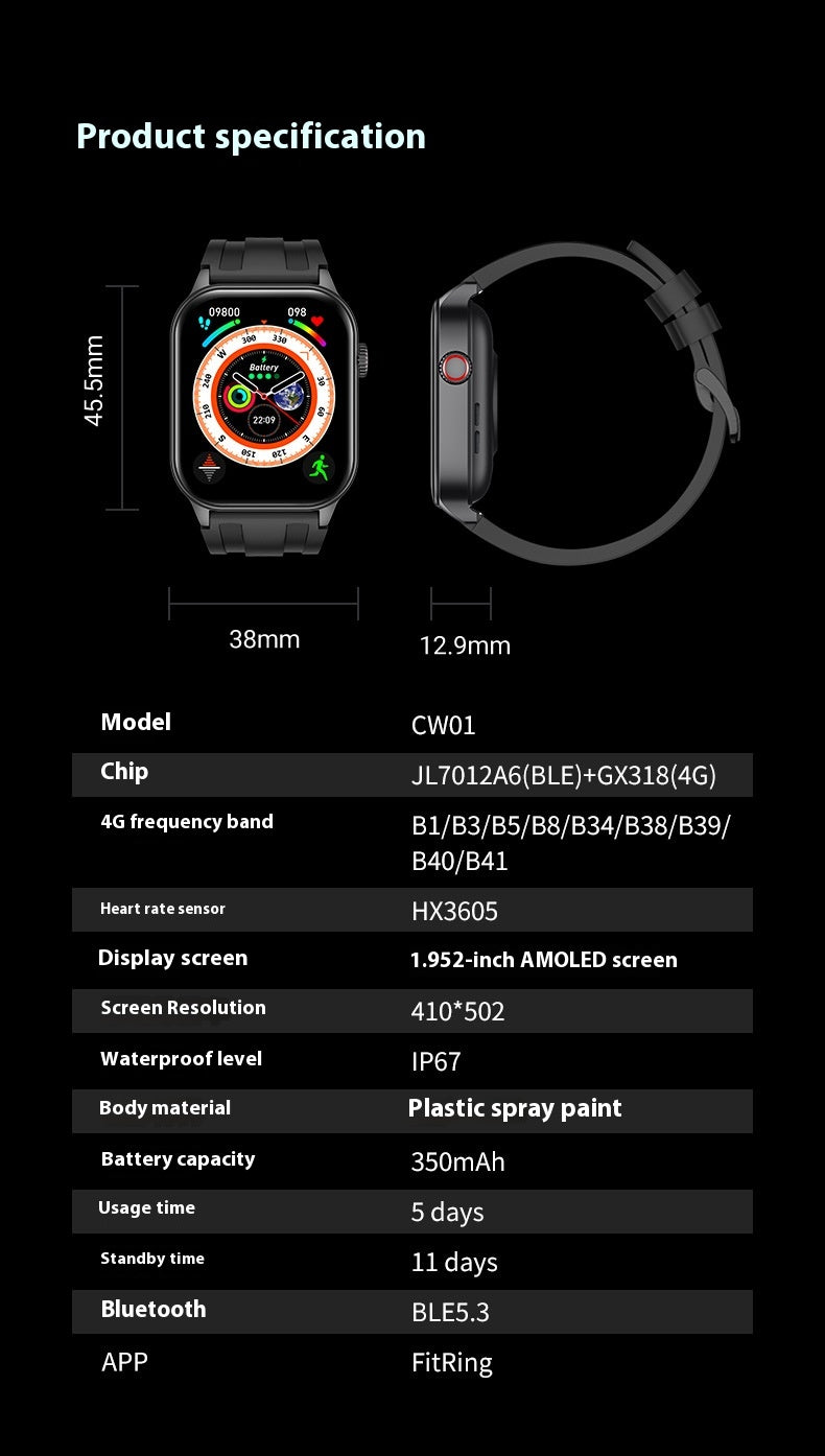 Montre téléphone intelligent simple et polyvalente