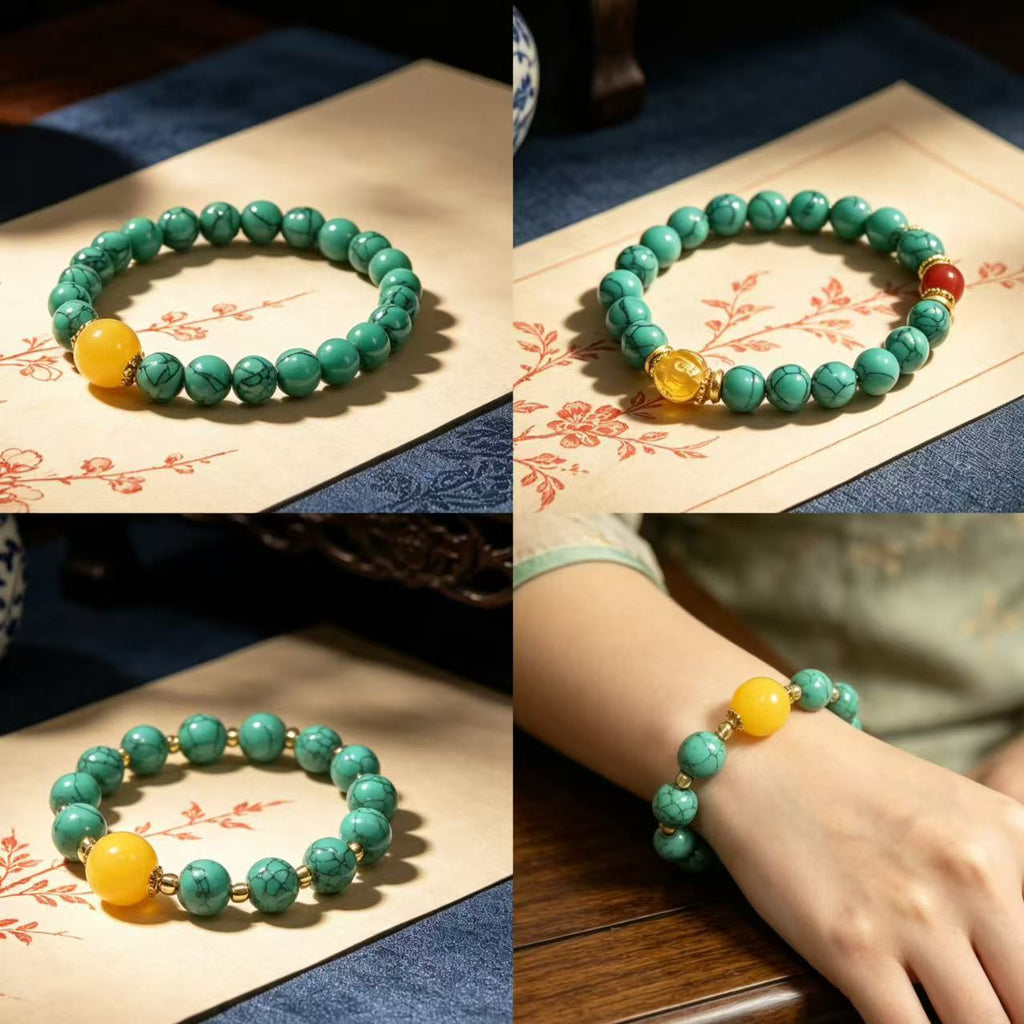 Style ethnique Six caractères Mantra Bracelet