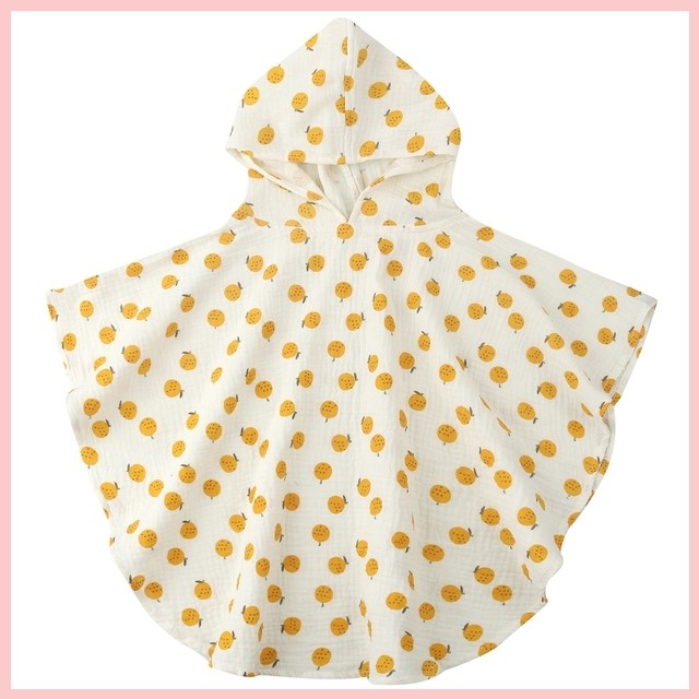 Douce coton bébé serviette à capuche Serviette de bain pour les garçons filles bain