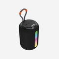 KP-599 Vente haut-parleur Bluetooth extérieur portable avec lumières LED subwoofer et lecteur de cartes