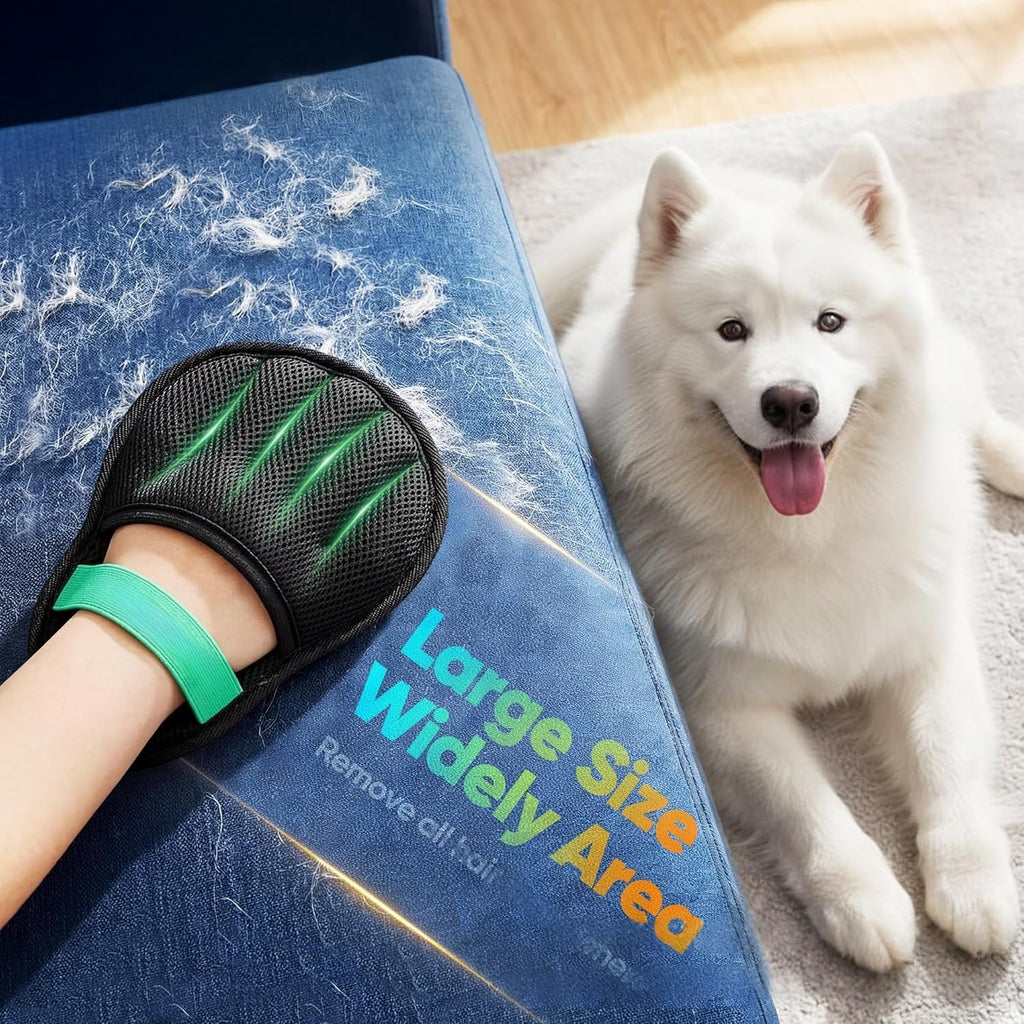 Gants pour enlever les cheveux de chat animal