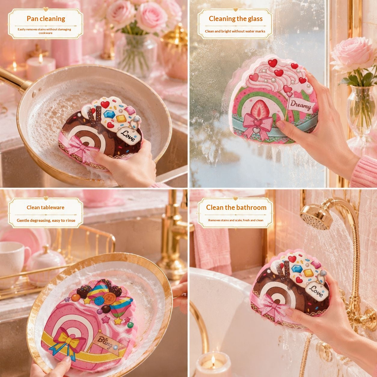 Boîte cadeau créative à éponge en forme de donut