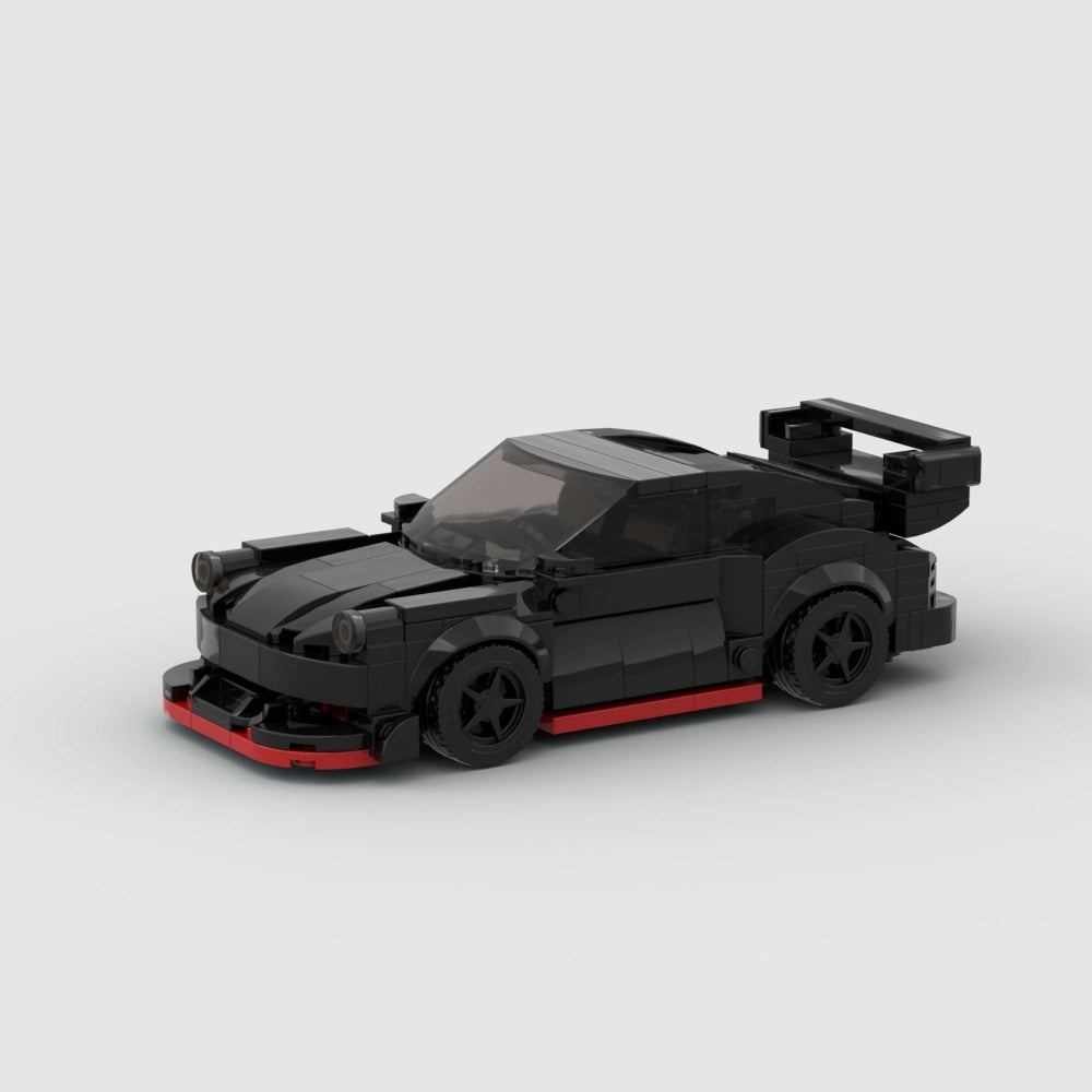 321PCS Black Widebody Sports Blocs de construction de voitures