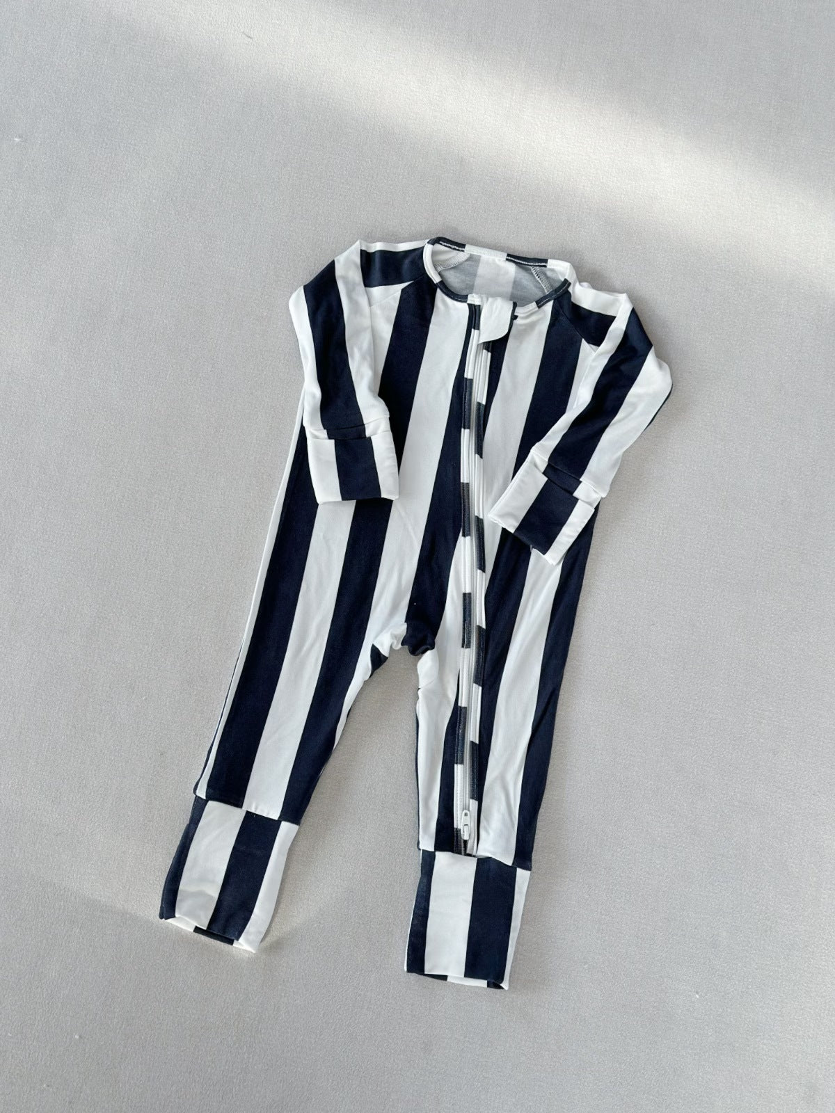 Arrivée Imprimé Bamboo à rayures Fibre Baby Onesie