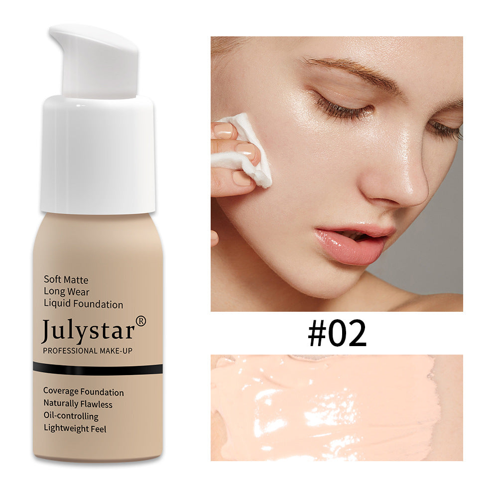 Maquillage de la Fondation hydratante