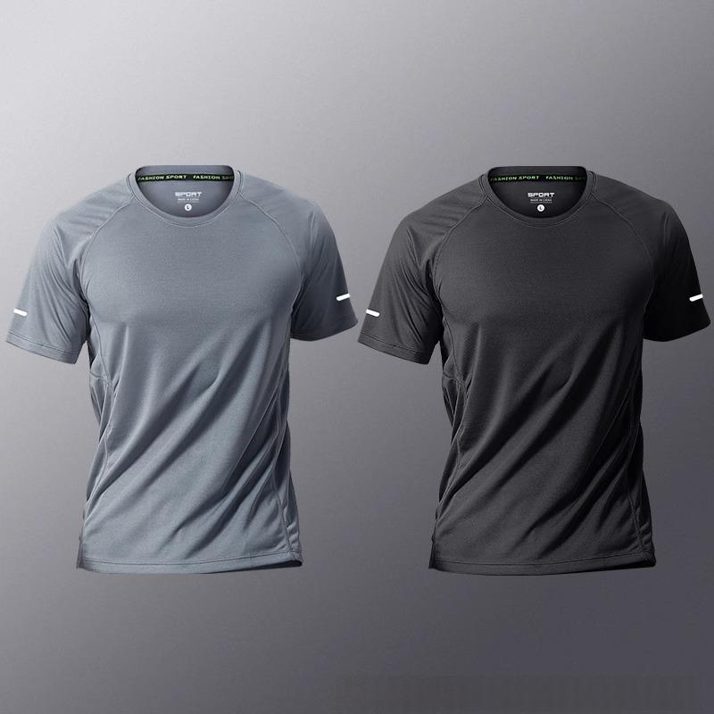 Ice Silk Summer Thin Sports Chemise à manches courtes