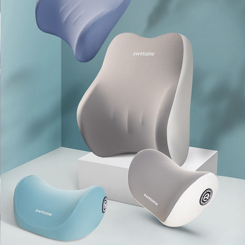 Premium car headrest pillow