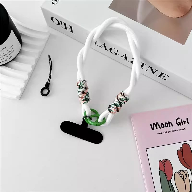 Nylon mobile phone lanyard