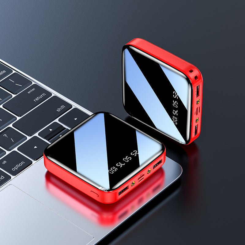 Mirror Mini-portable Power Bank Grande capacité