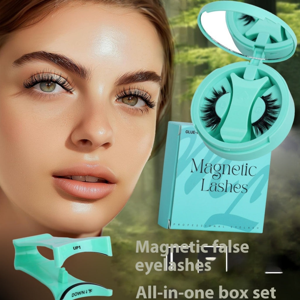 Faux cils magnétiques à tige dure européenne et américaine