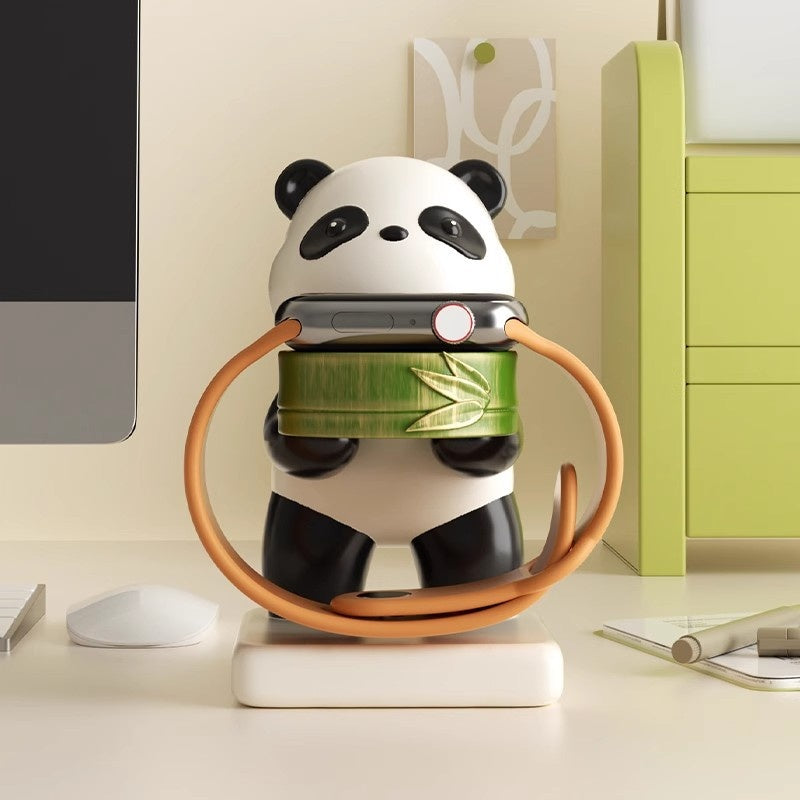 Chargeur Stand Base Stockage Panda Tray Décoration de bureau créative
