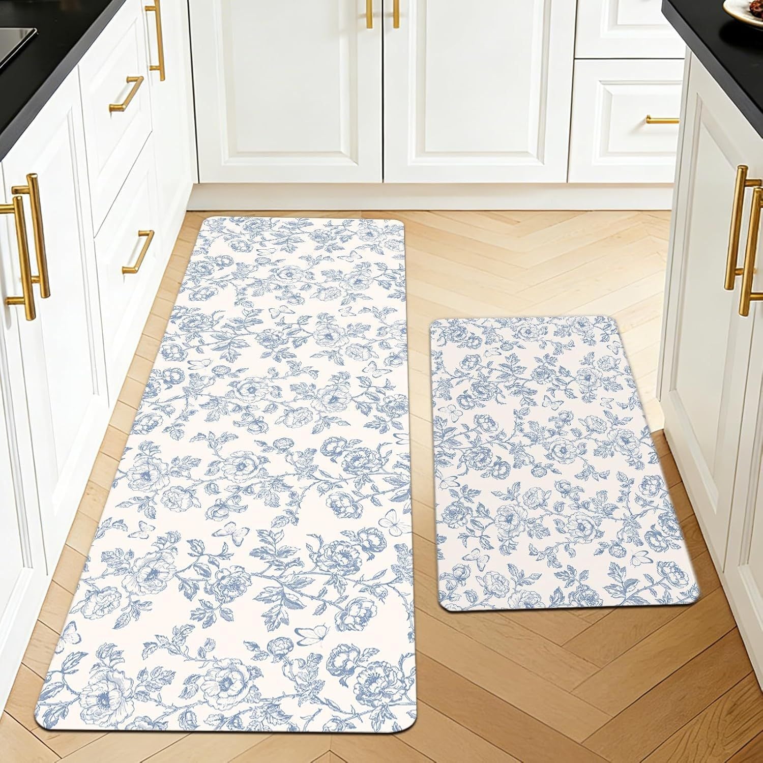 Tapis de cuisine en cristal Velvet qui absorbe l'eau et l'huile et résistes Stains