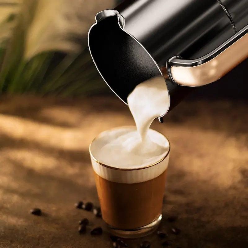 Stirring Pot à thé de lait avec affichage numérique Chauffage cafetière