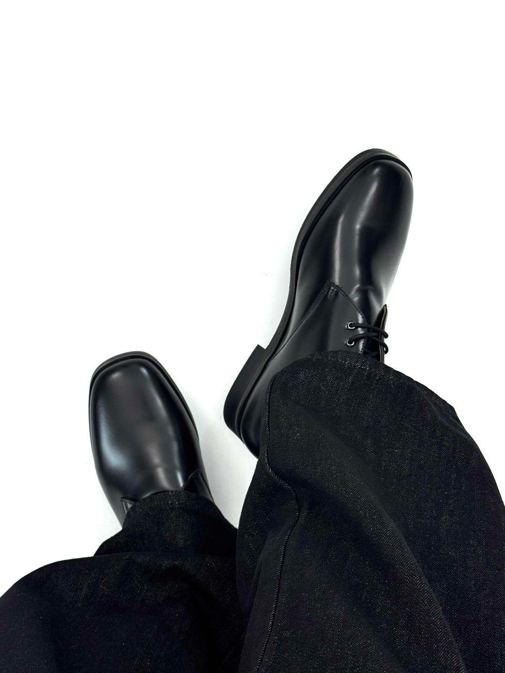 Chaussures rétro en cuir style britannique