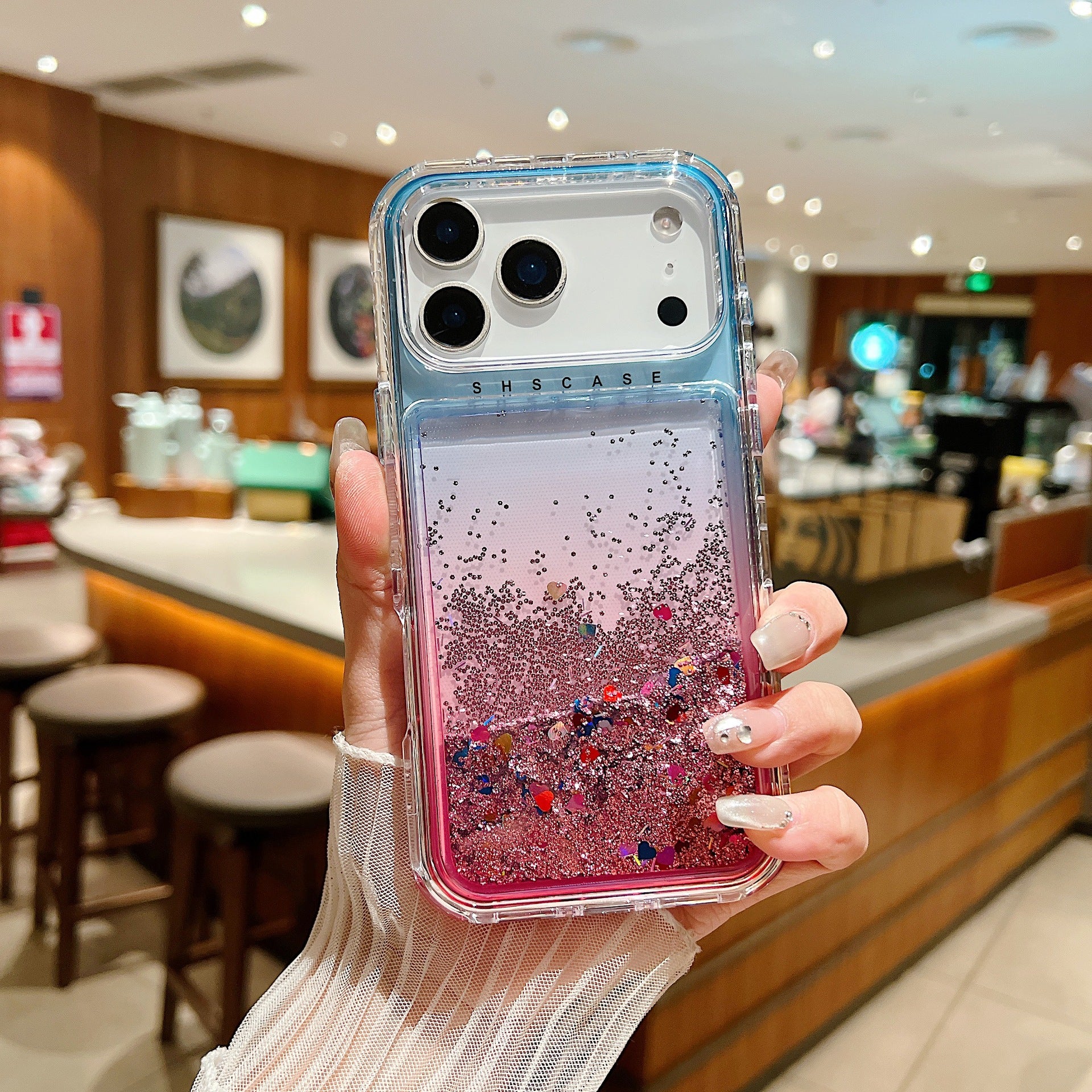 Coque de téléphone Dream Gradient Trois-en-un résistant à la goutte