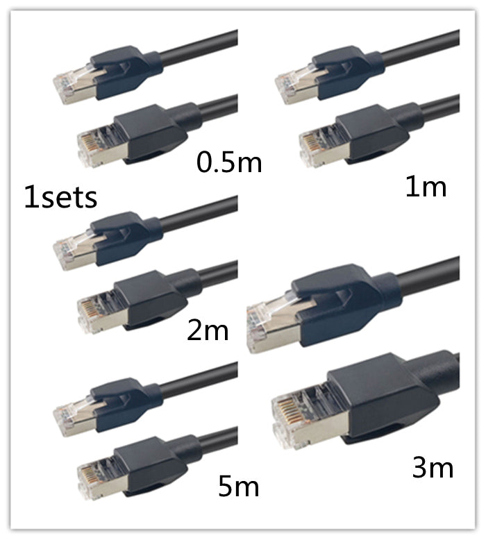 Gaorou Super Catégorie 6 Gigabit Câble réseau à double blindage