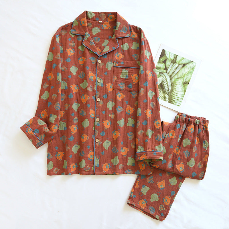 Robe de pyjama de Jacquard tissée