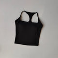 Strap-back Respirant Yoga Tank Top I-Shaped Back Design