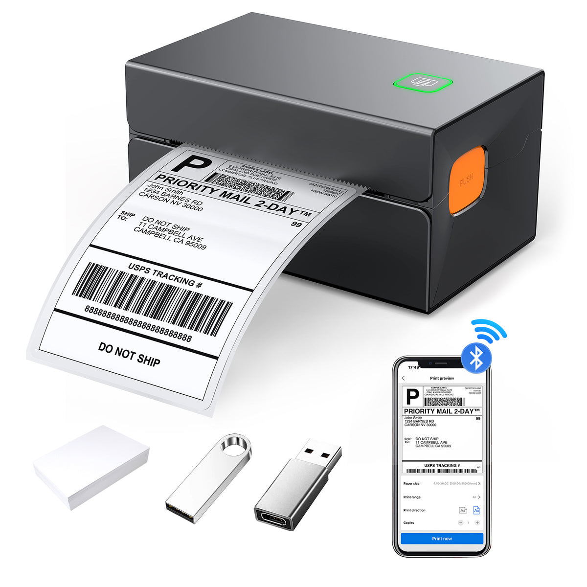 Express thermal label printer (single-machine)