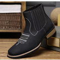 Brodé cheville hommes hauts Martin Bottes