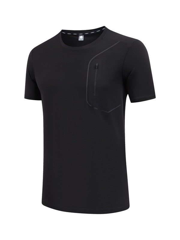 Ice-silk Respirant col rond Hommes Haut