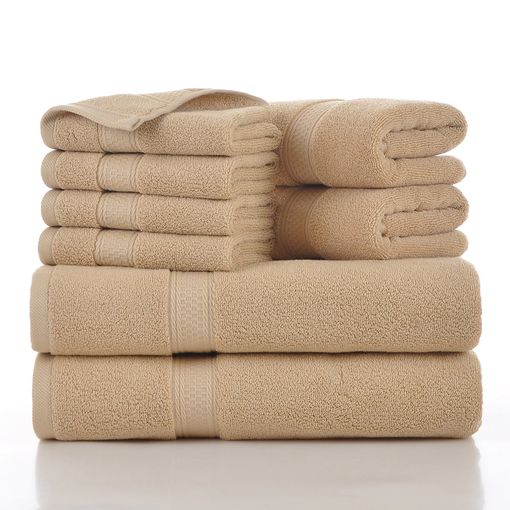 Serviettes de ménage Ensemble de huit pièces doux et absorbant