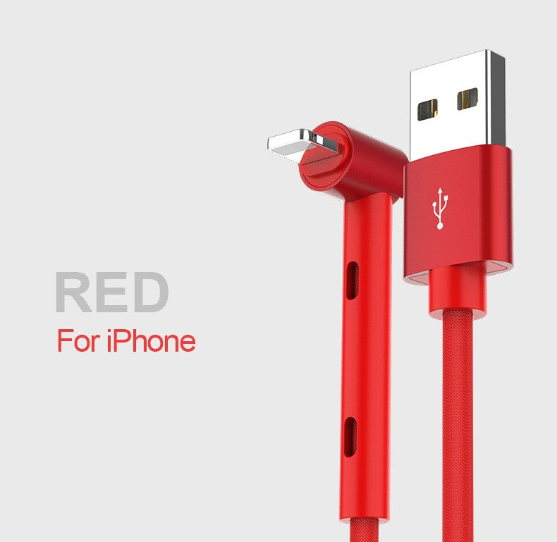 Câble de recharge pour téléphone portable créatif