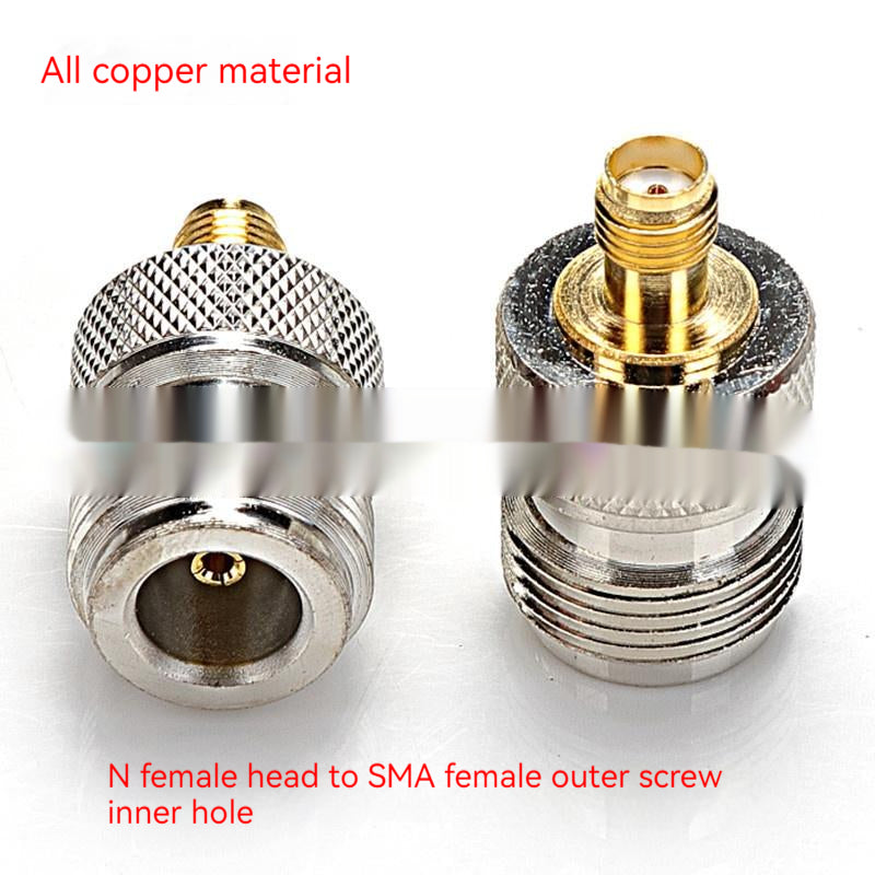 Pure Copper RF Converter Adaptateur N Female Connector to SMA Female Interface Female Connect
