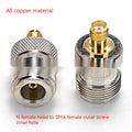 Pure Copper RF Converter Adaptateur N Female Connector to SMA Female Interface Female Connect