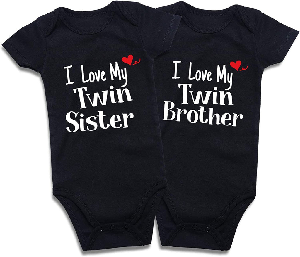 Cotton Baby Onesies 2-Pack - Bodysuit à manches courtes pour jumeaux nouveau-nés - Clothin pour bébé doux